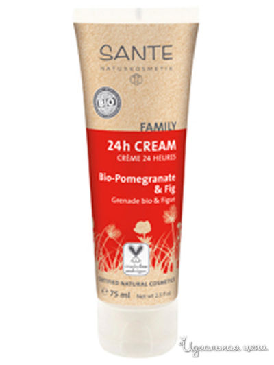Крем 24 часа с Био-гранатом и инжиром FAMILY, 75 мл, Sante
