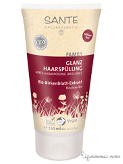 Кондиционер для блеска волос FAMILY, 150 мл, Sante