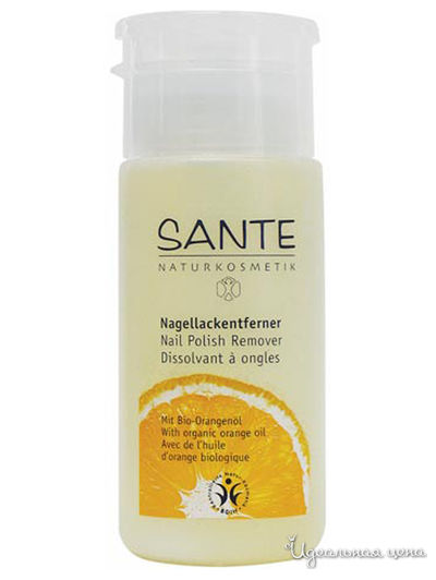 Средство для снятия лака, 100 мл, Sante