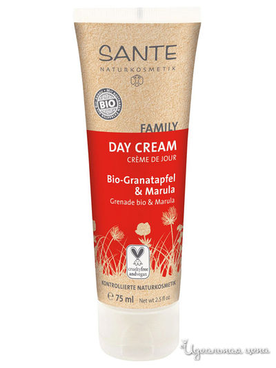 Крем для лица дневной с Био-гранатом и марулой FAMILY, 75 мл, Sante