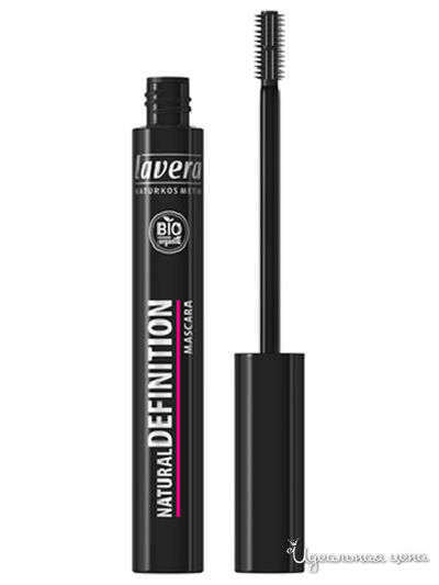 Тушь натуральная удлиняющая, черный, 8 мл, Lavera
