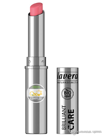 Помада для губ увлажняющая с Q10,тон 02 Клубничный розовый, 1,7 г, Lavera