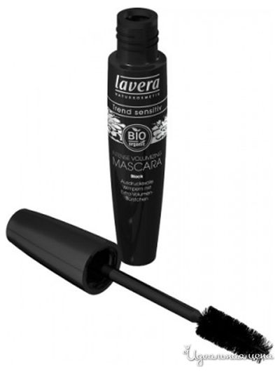 Тушь для ресниц Интенсивный объем, черный, 13 мл, Lavera