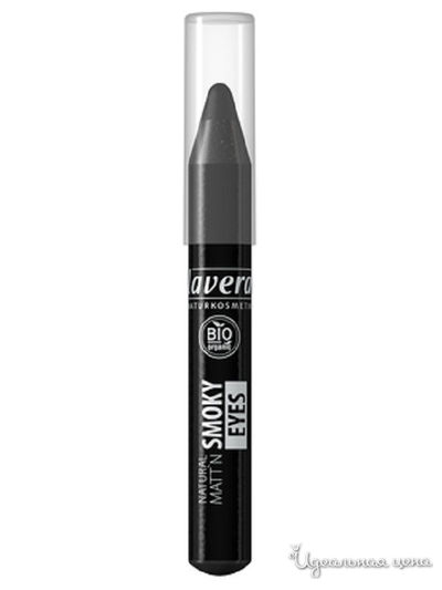 Карандаш для глаз матовый, тон 01 черный, 3,1 мл, Lavera