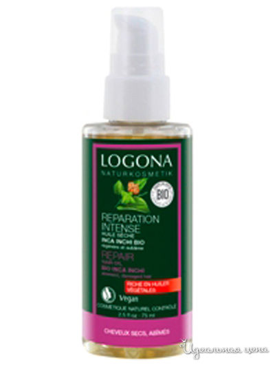 Масло для волос восстанавливающее, 75 мл, Logona