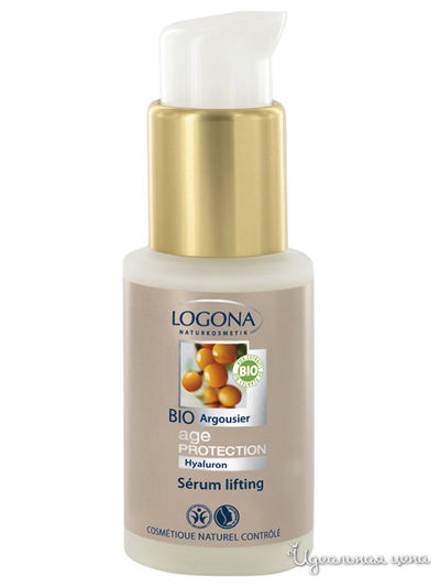 Сыворотка для лица подтягивающая против морщин с Био-облепихой Age Protection, 30 мл, Logona