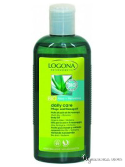 Лосьон для тела с Био-алоэ и вербеной Daily care, 200 мл, Logona