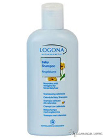 Шампунь для волос с календулой для младенцев, 200 мл, Logona