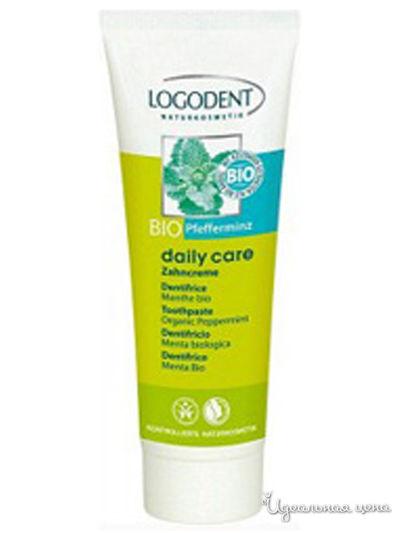 Зубная паста c Био-мятой перечной Daily Care, 75 мл, Logona