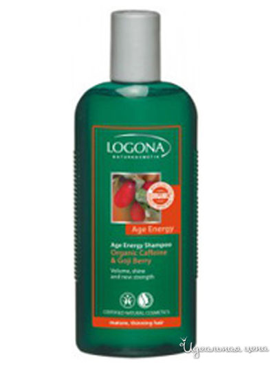 Шампунь для укрепления волос с Био-кофеином, 250 мл, Logona