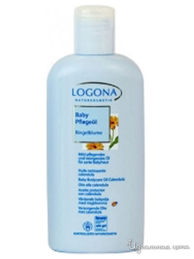 Масло с календулой для младенцев, 200 мл, Logona