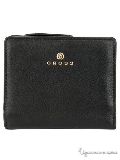 Кошелек, 11 x 9 x 2,5 см CROSS, цвет черный