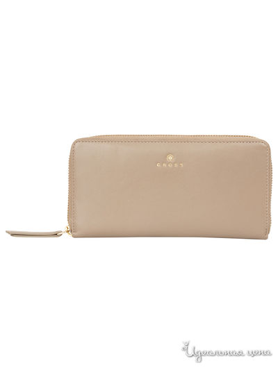 Кошелек, 19,5 x 10,2 x 2 см CROSS, цвет бежевый