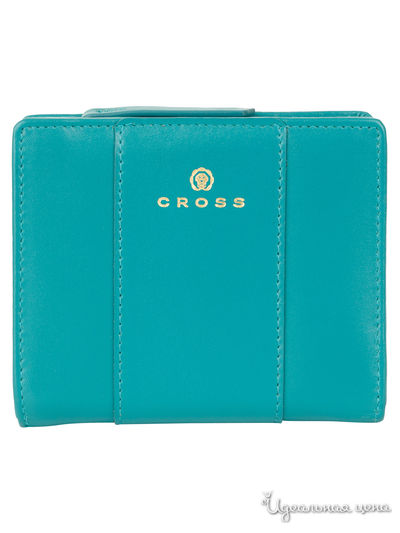 Кошелек, 11,2 x 9,4 x 2 см CROSS, цвет бирюзовый