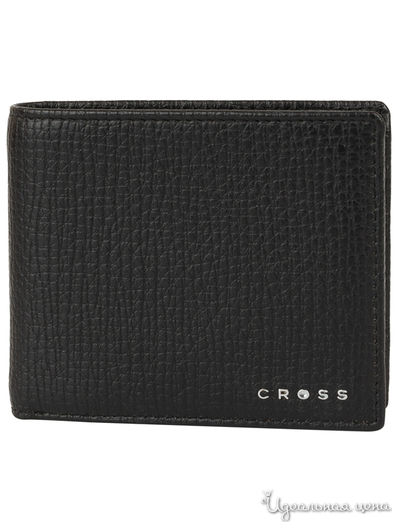 Кошелек, 11 х 9 х 1,5 см CROSS, цвет черный