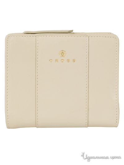 Кошелек, 11,2 x 9,4 x 2 см CROSS, цвет экрю