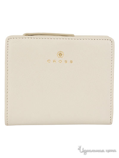 Кошелек, 11 x 9 x 2,5 см CROSS, цвет экрю