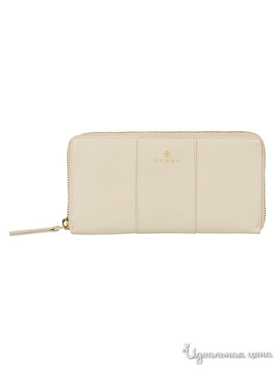 Кошелек, 19,5 x 10,2 x 2 см CROSS, цвет экрю