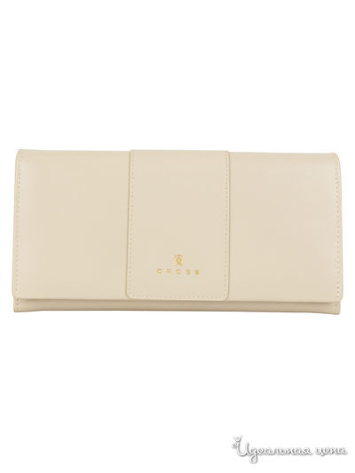 Кошелек, 20 x 11 x 2,5 см CROSS, цвет экрю