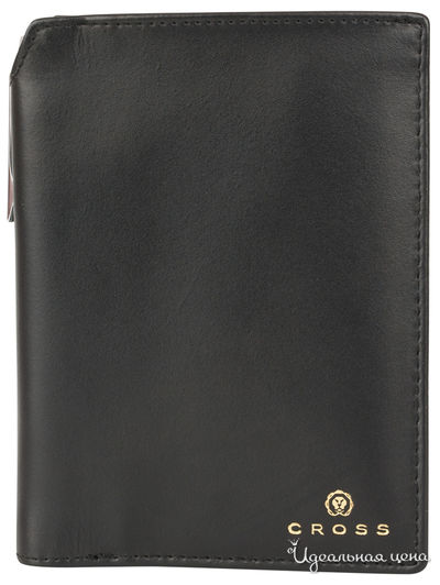 Бумажник для документов, 14 х 11 х 1 см CROSS, цвет черный