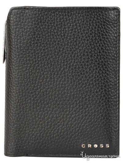 Бумажник для документов, 14 х 11 х 1 см CROSS, цвет черный