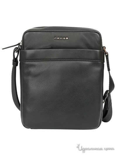 Сумка наплечная, 27 х 21 х 6 см CROSS, цвет черный