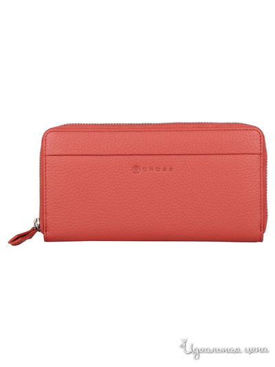 Кошелек, 20 x 10,2 x 2 см CROSS, цвет коралловый