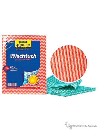 Салфетка-чудомойка с перфорацией, 10 шт, 37х51 см, a&n&a aQualine