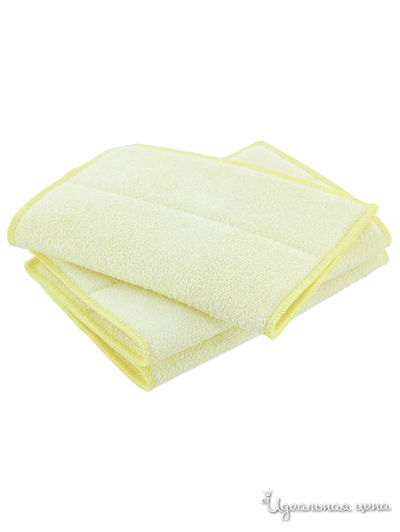 Губчатая салфетка из микроволокна, 3 шт, 23х17 см, a&n&a aQualine