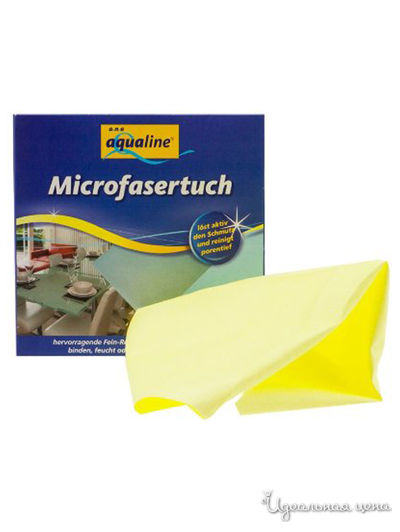 Салфетка для металла, керамики, стекла, дерева из микроволокна, 36х38 см * 2 шт, a&n&a aQualine