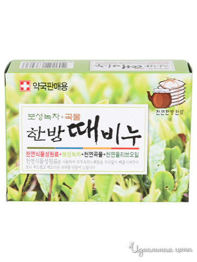 Мыло для тела  травяное с отшелушивающим эффектом, 130 г, KOKUBO