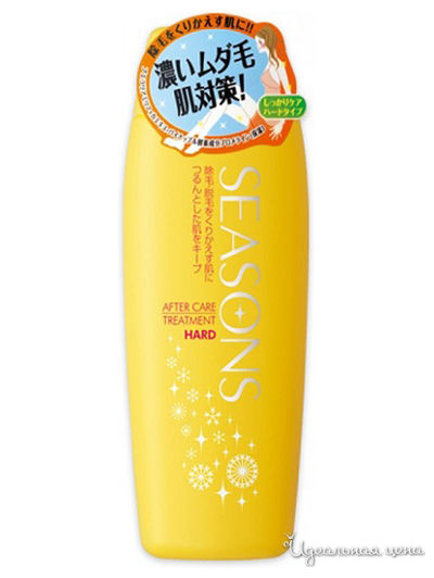 Лосьон для ухода за кожей после удаления и обесцвечивания волос, 200 мл, Seasons