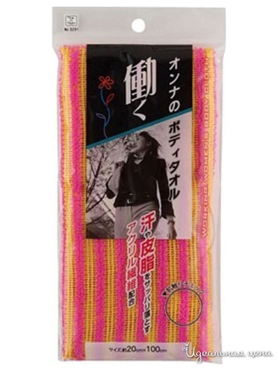 Мочалка массажная для тела с акриловыми волокнами, KOKUBO