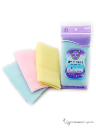 Мочалка для душа, средней жесткости, SUNG BO, цвет в ассортименте