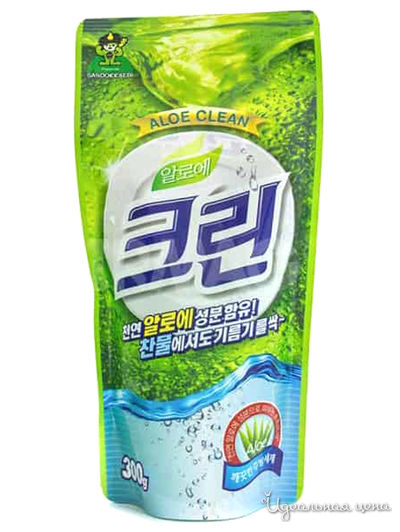 Средство для мытья посуды Aloe Clean, 300 г, SANDOKKAEBI