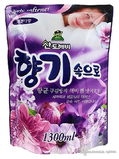 Концентрированный кондиционер для белья Лаванда, 1300 мл, SANDOKKAEBI