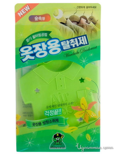 Средство против запаха и моли для шкафов, лесной, 4 г, SANDOKKAEBI