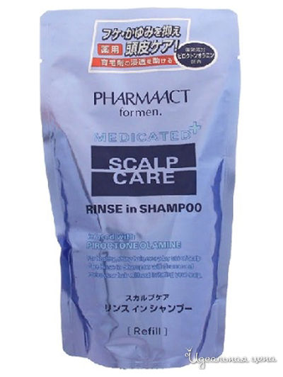 Шампунь 2 в 1 против перхоти и зуда кожи головы Pharmaact, 350 мл, PELICAN SOAP