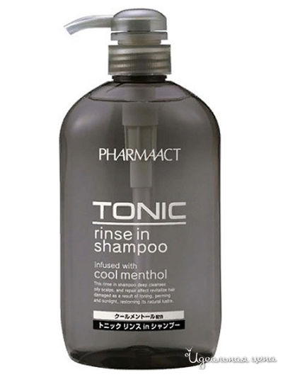 Шампунь 2в1 тонизирующий c ментолом, 600 мл, PELICAN SOAP