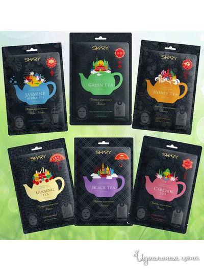 Маска ферментная BLACK TEA укрепляющая, 25 г, SHARY