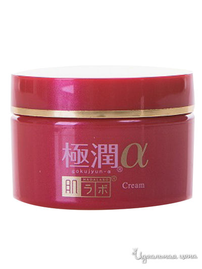 Крем для лица увлажняющий, питательный с эффектом лифтинга Gokujyun Alpha, 50 г, HADALABO