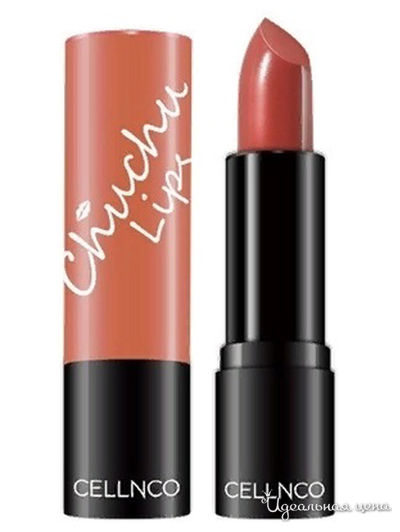 Помада для губ Chu Chu Lips, тон 108 Аппетитная клубника, 3,5 г, CELLNCO