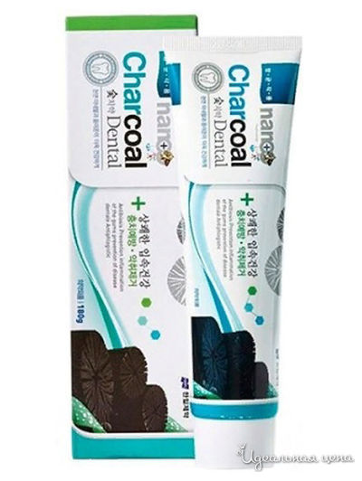 Зубная паста с серебром и бамбуковым углем, 180 г, HANIL CHEMICAL