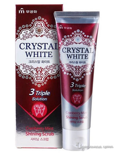 Зубная паста отбеливающая с ароматом клюквы и мяты, 110 г, Mukunghwa