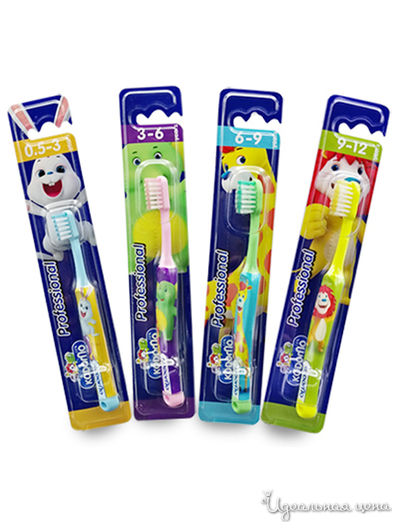 Зубная щетка Professional (0,5 года-3 года), Lion