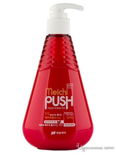 Зубная паста перечная мята, дозатор, 300 г, HANIL CHEMICAL