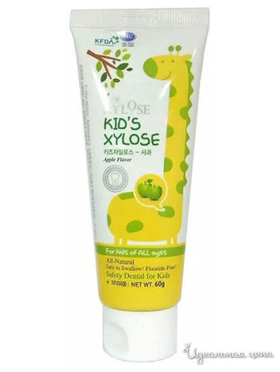 Зубная паста HANIL с экстрактом яблока для детей, 60 г, HANIL CHEMICAL