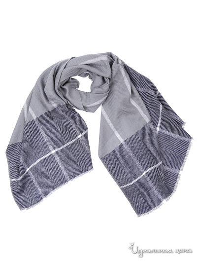 Шарф FABRETTI, цвет серый, синий