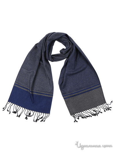 Шарф FABRETTI, цвет синий, серый