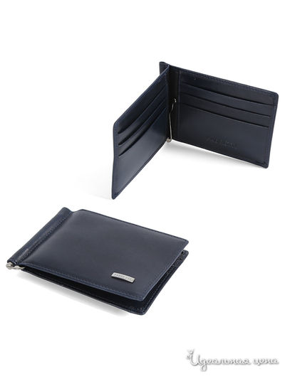 Зажим для денег FABRETTI, цвет темно-синий